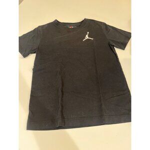 Jordan Kids Black T-Shirt With Iconic Jumpman Logo Size M (10-12 Years) Cotton-P